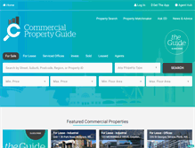 Tablet Screenshot of commercialpropertyguide.com.au